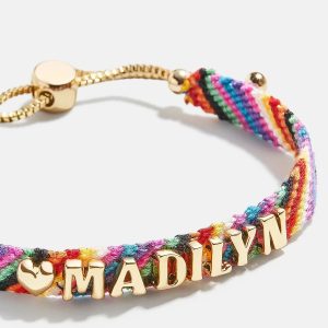 Woven Kids' Custom Friendship Bracelet - Multi Stripe