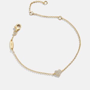 18K Gold Heart Bracelet - Heart