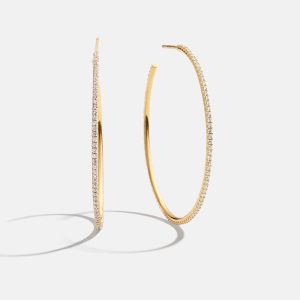 Niata 18K Gold Earrings - 40MM