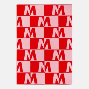 Opposites Attract Custom Blanket - Red/Pink