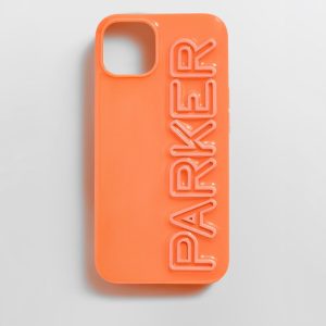 Fine Line Custom iPhone Case - Orange/Orange