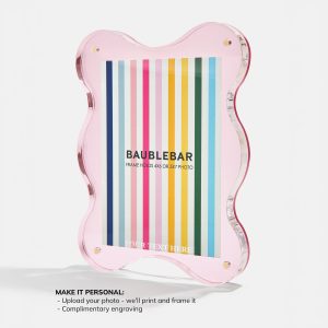 Picture Perfect Vertical Acrylic Frame - Retro Wavy Shape