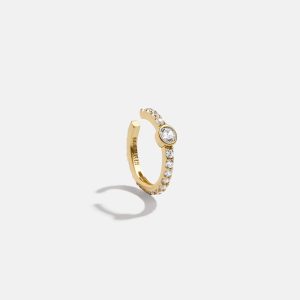 Dani 18K Gold Ear Cuff - Gold/Pav??