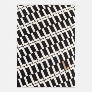 On A Loop Custom Blanket - Black/White