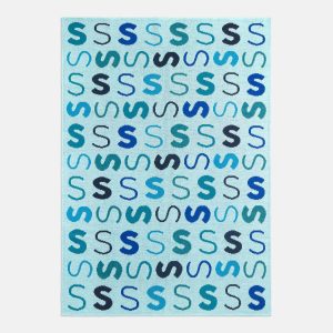 Upside Down & All Around Custom Blanket - Light Blue/Blue