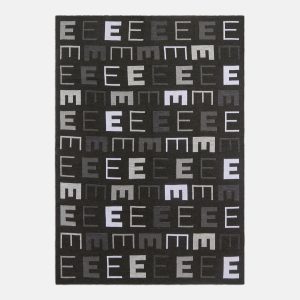 Upside Down & All Around Custom Blanket - Black/Gray
