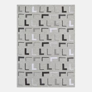 Upside Down & All Around Custom Blanket - Gray/Light Gray