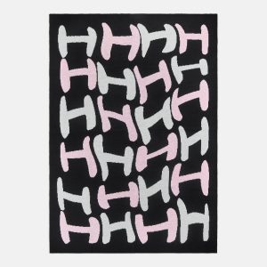 Get Wavy Custom Blanket - Pink/Black