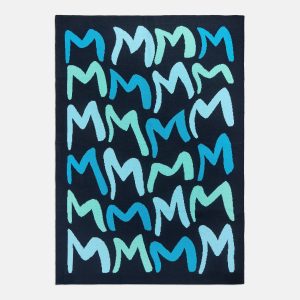 Get Wavy Custom Blanket - Navy/Blue