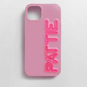 Fine Line Custom iPhone Case - Mauve/Hot Pink