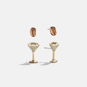 Espresso Yourself Earring Set - Espresso Martini Earring Set