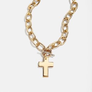Priscilla Statement Cross Necklace - Classic Cross