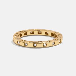 18K Gold Mabel Ring - Gold/Pav??