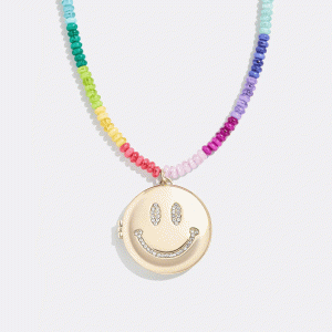 Lil' Smiley Kids' Locket Necklace - Smiley Face