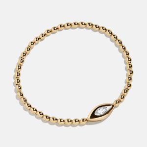 Silma 18K Gold Evil Eye Bracelet - Gold/Pav??