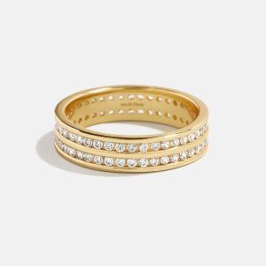 Carly 18K Gold Ring - Gold/Pav??