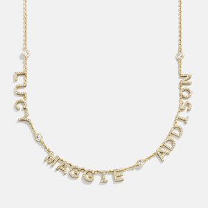 14K Gold Custom Multi Name Necklace - 3 Names
