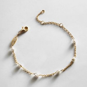 Yasmine 18K Gold Pearl Bracelet - Gold/Pearl