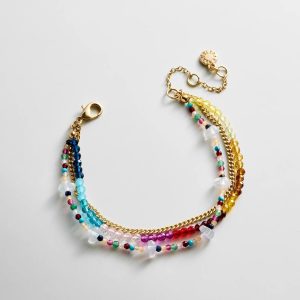 Rowan Semi-Precious Layered Bracelet - Lisbon