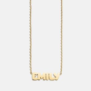 Waterproof Kids' Custom Nameplate Necklace - Balloon
