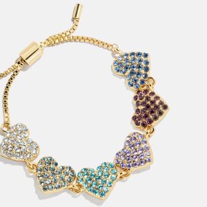 Hearts for Days Kids' Crystal Heart Bracelet - Blue Multi