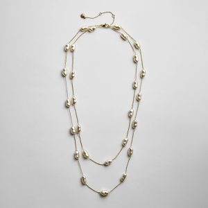 Teagan Long Pearl Necklace - Teagan Long Pearl Necklace