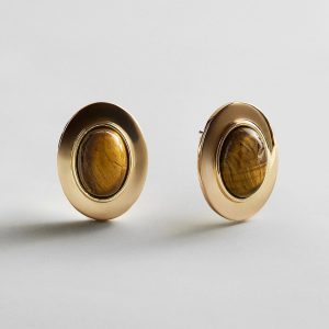 Samira Gold Stud Earrings - Samira Gold Stud Earrings