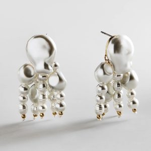 Adeline Statement Pearl Earrings - Pearl