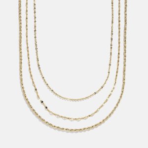 Emma 14K Gold Layered Necklace - Emma 14K Gold Layered Necklace