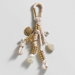 Sun Washed Bag Charm - Seashell