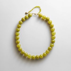 Mini Jane Beaded Necklace - Olive