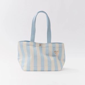 Striped Alpha Tote - Coast