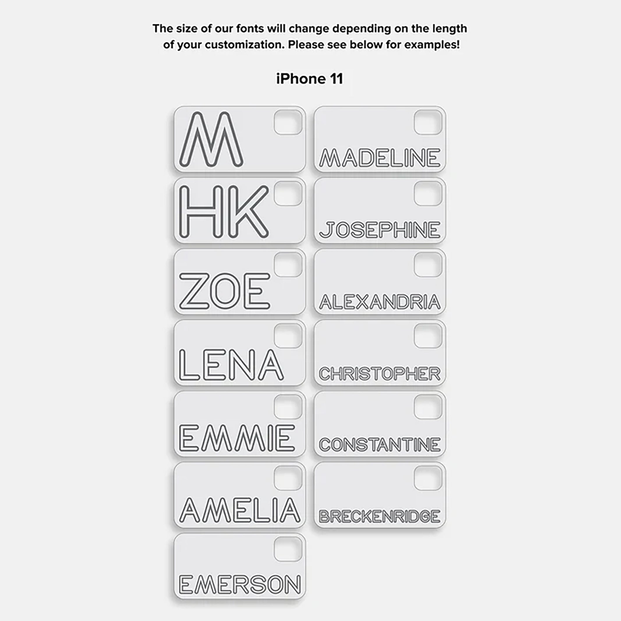Fine Line Custom iPhone Case - Clear/Multi - Image 7