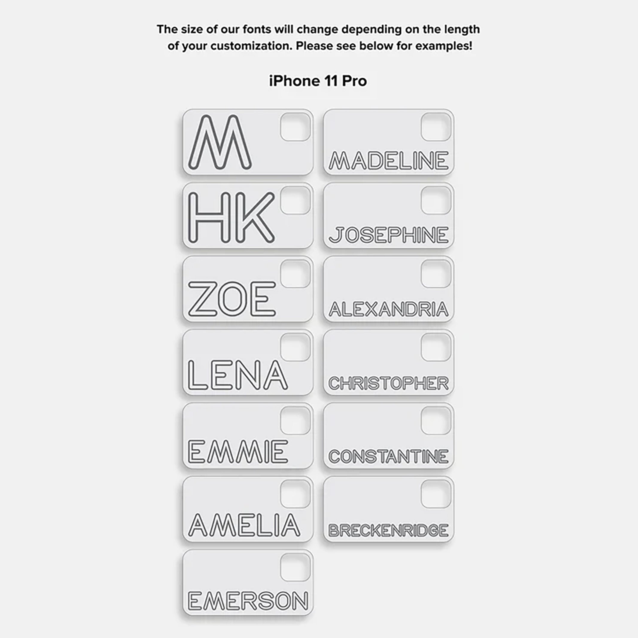 Fine Line Custom iPhone Case - Clear/Multi - Image 8
