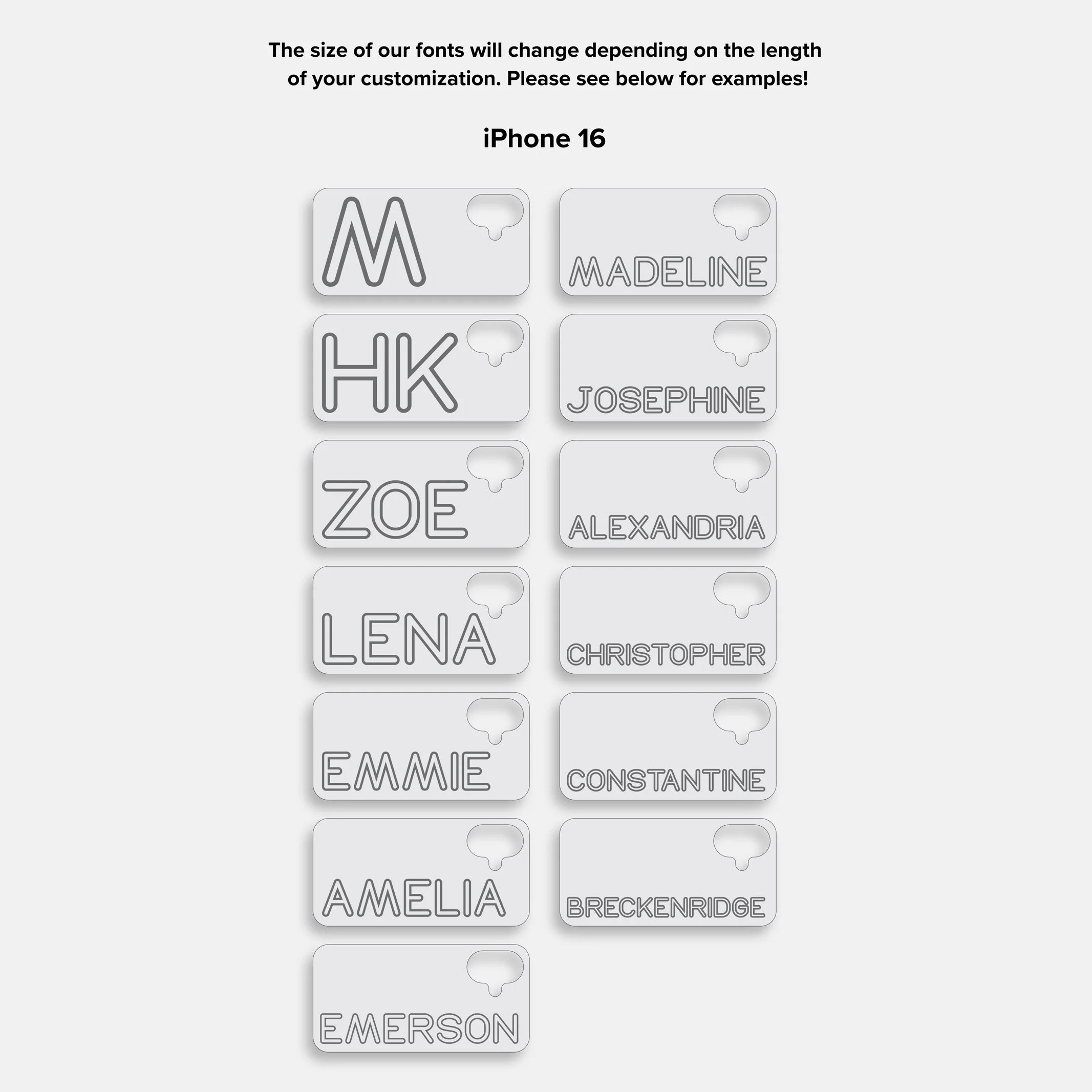 Fine Line Custom iPhone Case - White/Black - Image 26