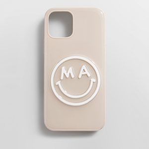 All Smiles Custom iPhone Case - Beige/White