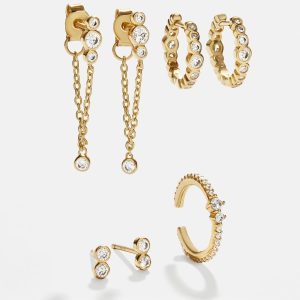 Lexi 14K Gold Earring Set - Lexi 14K Gold Earring Set