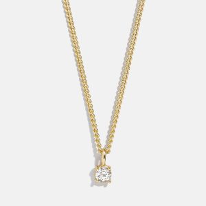 Victoria 18K Gold Necklace - Gold/Pav??