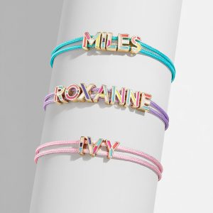 Kids' Custom Cord Bracelet - Pink