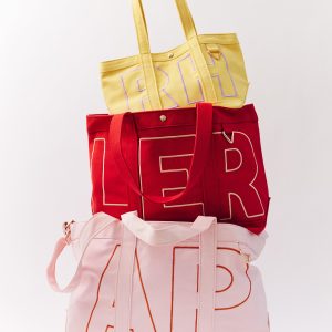 Solid Custom Alpha Tote - Soft Pink